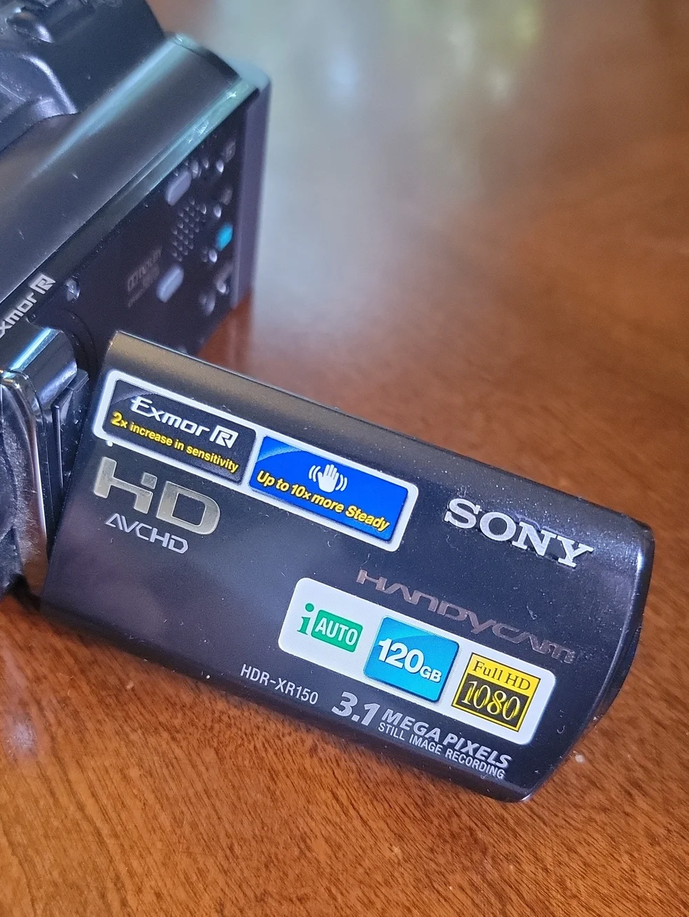 Sony HDR-XR150 Black and Silver Handycam HD Camcorder